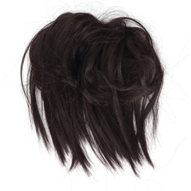 Messy Bun Hairpiece, Hair Scrunchies Hair Extensions, Ponytail Hairpieces, Fake Bun Hair Bobbles for Women (Q17-4#)