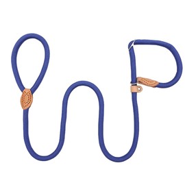 Dog Leash Slip Lead and Snap Hook Leash, Adjustable Heavy Duty 1/3" x 5 FT Braided Rope Durable No Pull Pet Strong Training Traffic Walking Lead Leash, Dog Slip Lead for Large Medium Dogs Small Puppy