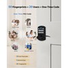 Hidalife Smart Door Lock with Keypad, Fingerprint Keyless Entry Digital