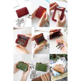 Dakota DA-34090 Women's Pass Case, Genuine Leather, brown (oak)