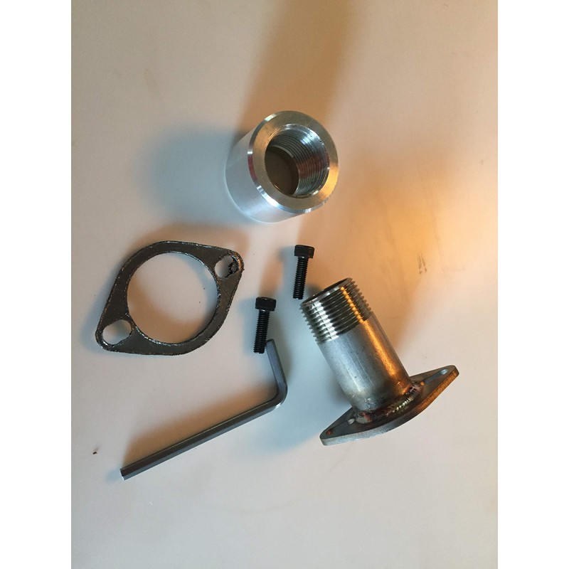 GenExhaust compatible with Honda EU6500iS/EU7000iS Generator 1-1/2" steel exhaust extension