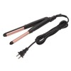Hair Straightener Black Ergonomic Handle Ceramic Coating Electric Curling Iron