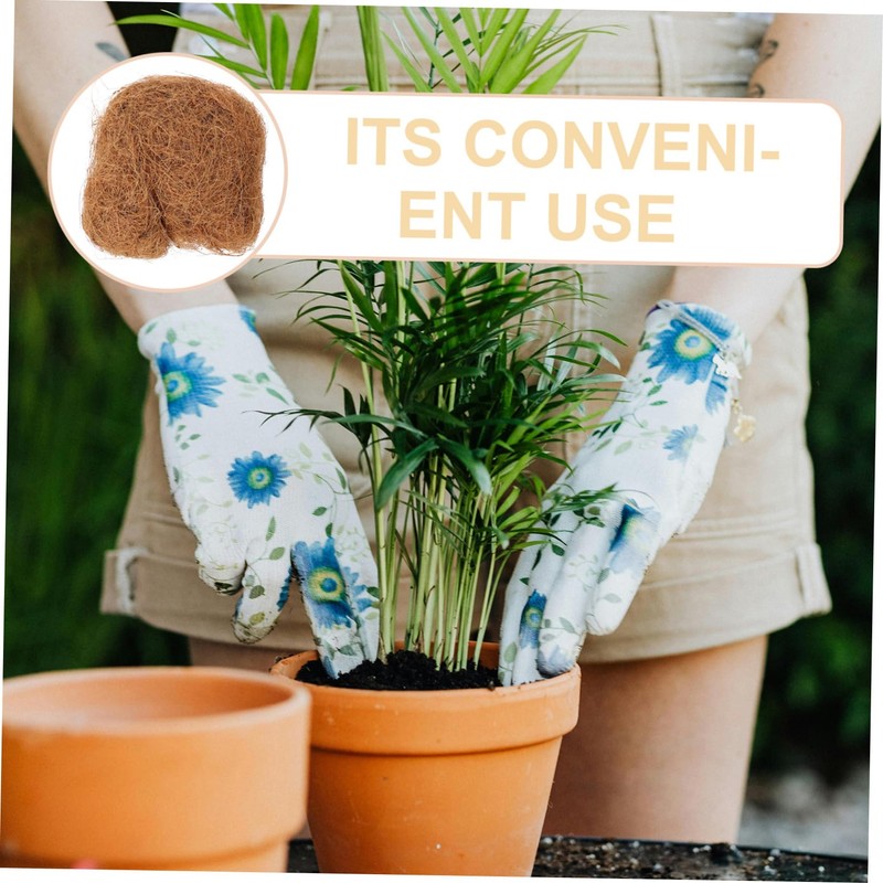 SUPVOX Coconut Palm Silk Soil Coir Mulch Fiber for Planting