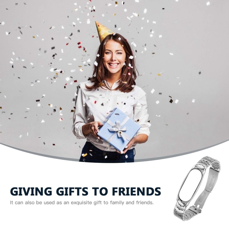 OSALADI 2pcs Smart Metal Strap Replacement for Elegant Design for