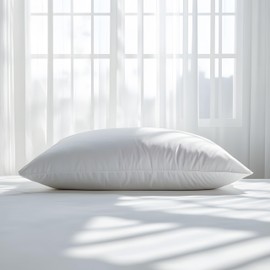 Martian Dreams® 300TC Brushed Microfibre Pillowcases (White, Queen/Standard 50x75cm) | 2 Pack | Soft and Hypoallergenic