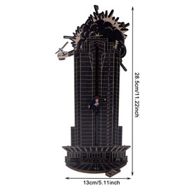 Christmas Die Hard Advent Calendar,GWAWG Christmas Countdown Calendars,Christmas Hans Gruber Interactive Advent Calendar for Tabletop Decorations,Party Favors, Classroom Prizes,Xmas Gift (Black)