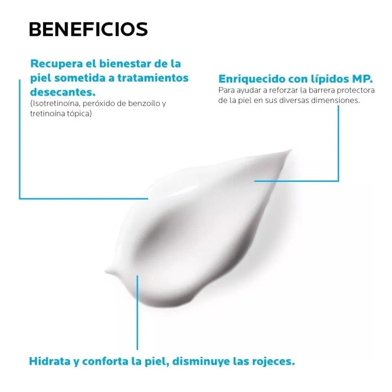 Crema Hidratante Roche Posay Effaclar Iso Biome 40ml Día Noche