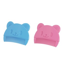 2 Stück Baby kamm für milchschorf, Neugeborene Haarkamm, Baby Haarbürste mit weichen Zähnchen, kamm gegen milchschorf baby kind