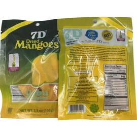 New 2Packs100g Philippines Profood 7D Dried Mangoes mango strips Fruit Food