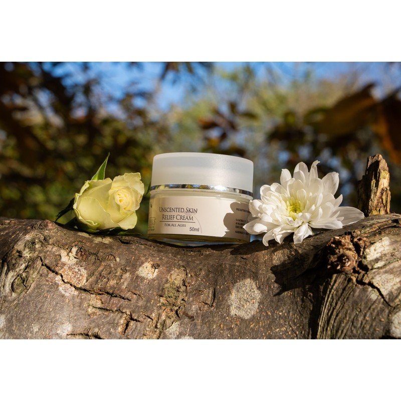 Unscented Skin Relief Cream For All Ages - 100% Natural,