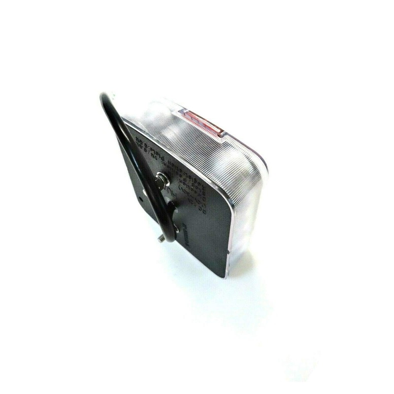 LED rear light with position light, brake light, indicator, number
