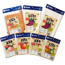 Daiichi Vinyl Fruit Bags (Pack of 20) Grape (Large) 10.6 x 7.5 inches (270 x 190 mm)