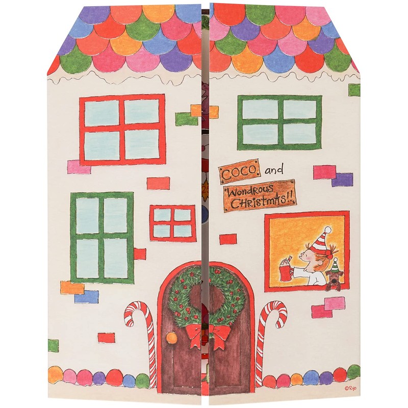 Coco-chan Greeting Life Christmas Advent Calendar RY-892 Red