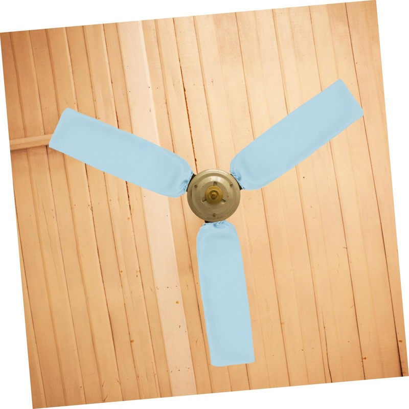 Ciieeo 3 Sets Ceiling Fan Blade Covers Ceiling Fan Washable