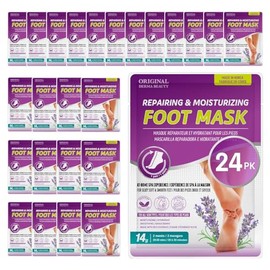Innerest Original Derma Beauty 24 pares Mascarilla Hidratante Pie Spa Cuidado de los pies (Lavanda)