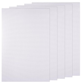 5 Pcs Mask Eye Mesh 11.8×7.8 Inch White Fursuit Eye Mesh Waterproof Printable PVC Plastic Meshes Canvas Sheets Fit Fursuits Furry Costume Roleplay Props Craft Making Sculpting Supplies