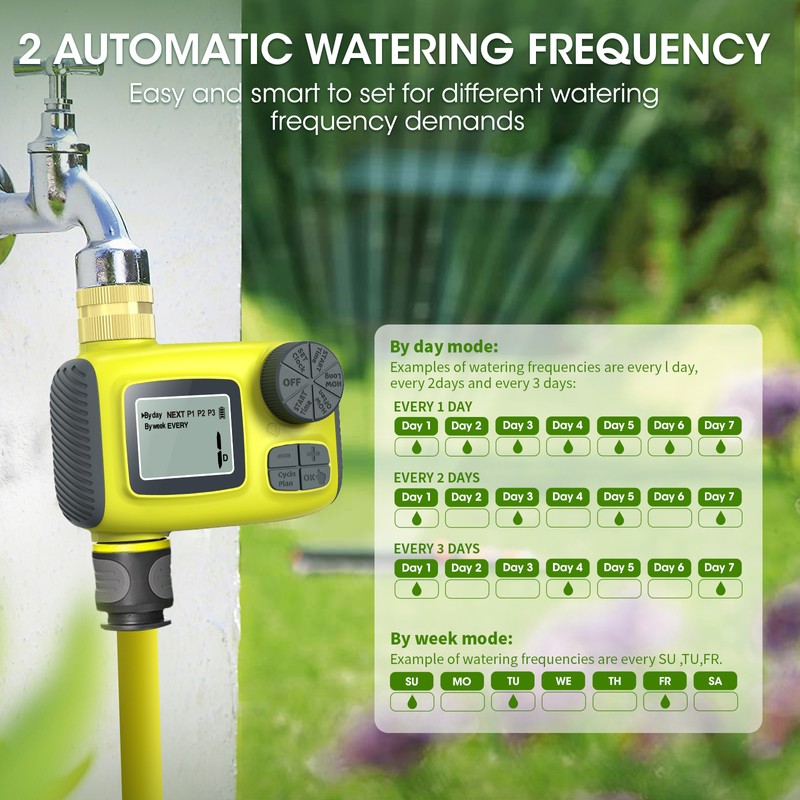 Garden Automatic Watering Irrigation Timer Garden Intelligent Timing Valves Controller