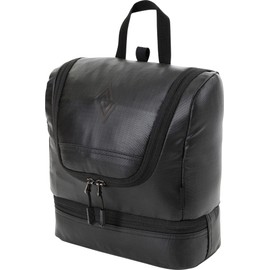 Nitro Travel Kit Stylish Travel Wash Bag with Extra Bottom Compartment Toiletry Bag for Hanging Cosmetic Bag with Many Storage Compartments for Travel and Camping Toiletry Bag, 25 x 24 x 11 cm, Boxed