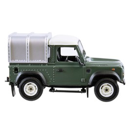 Britains 1:32 Green Land Rover Defender 90 With Canopy, Farm Set Toys Compatible With 1:32 Scale Farm Animals, Suitable Collectors & Children 3 Years +
