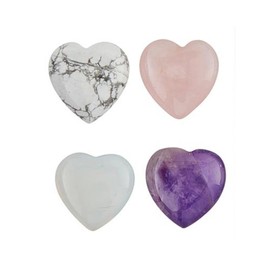 Bella Sleep + Spa Healing Crystals for Insomnia Anxiety Sleep Gemstones, 4-Piece, Grateful Heart