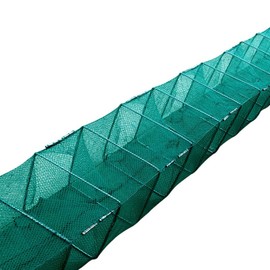 CINGHI LUSSO Foldable Crab Trap Crayfish Trap Crab Trap Fishing Device Integrated Fishing Trap Multiple Entrances Used for Catching Shrimp Crayfish Crabs and Fish (18m)