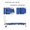 바퀴달린들것 접이식 이송 운반 환자 응급처치 병원 체육 구급용 안정적