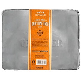 Traeger Grills BAC571 Ranger/Scout Drip Tray Liner, Pack of 5