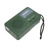 Solar Hand Crank Radio Multifunction Portable Rechargeable Emergency Radio with