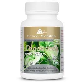 Dioscorea Dr. Michalzik – 90 Capsules – 500 mg per capsule Pure Dioscorea Villosa Extract – No Additives – From BIOTIKON®
