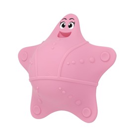 Bathtub Overflow Drain Cover, Silicone Tub Overflow Drain Cover, Soak Bathtub Drain Cover Stopper with Suction Cups, Cute Bathroom Spa Accessories Adds Inches of Water for Deeper Bath (Pink)