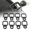 8-Piece Tie Down D Ring Set, Small Steel D Ring