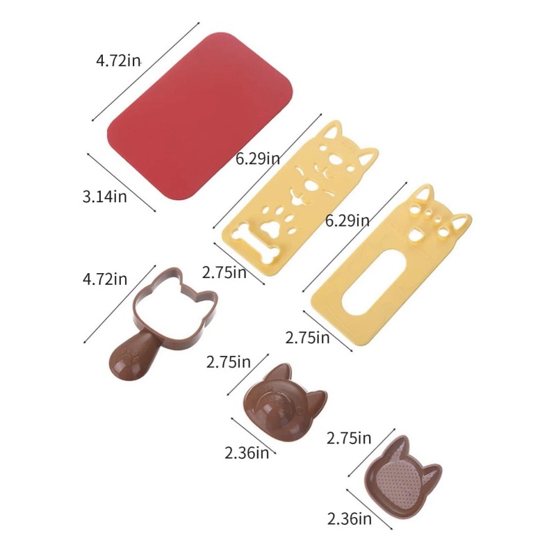 Random Living Cute Animal Pattern DIY Rice Sushi / Bread