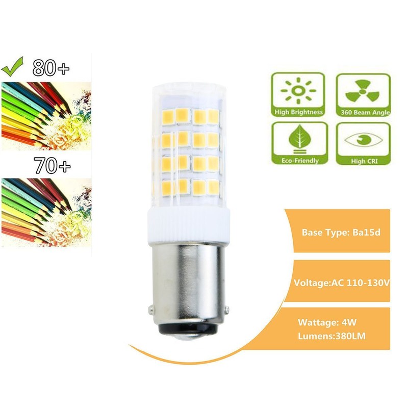 Lamsky BA15D LED Double Contact Bayonet Base Sewing Machine Bulb