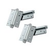 2 Pairs (4Pcs) of 4'' Single Action Stainless Steel Self-Closing