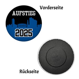 Hamburg Skyline Aufstieg 2025 Magnet für Fußballfans Lustiger Magnet für Hamburg-Fans und Fußballfreunde