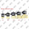 BACOENG 1/2"BSP AC220V Brass Electric Solenoid Valve N/C for Air