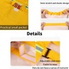 GLURIZ Impermeable para Perros con Rayas Reflectantes, Impermeable con Capucha