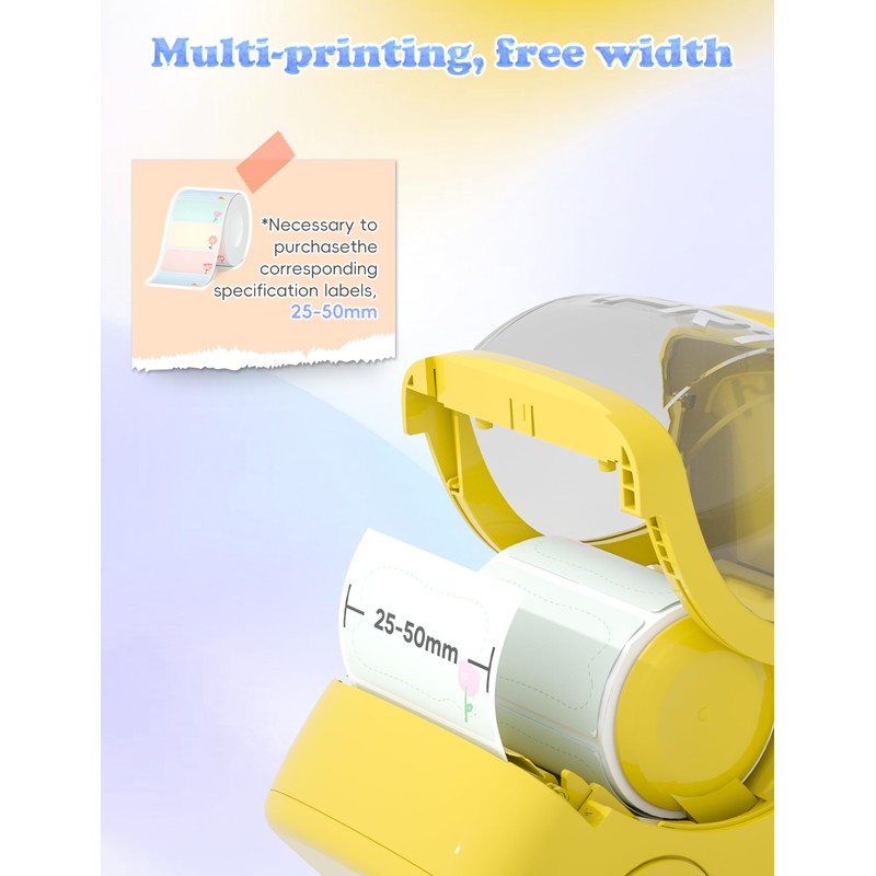 HPRT NEW1 Label Maker - Bluetooth Label Make Machine with