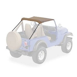 Bestop Traditional Bikini - Jeep '76-83 CJ5 (Tan)