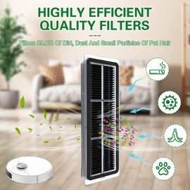 YBVABE Filter for Dreame L10s Ultra, L10s Pro, L10 Ultra, Z10 Pro, X20 Pro, S10, S10 PRO, S10 PLUS, B101CN, 1C, W10, X10+, L10 + plus, Z10 pro, D10 PLUS, High Efficiency Activated Carbon Filters