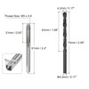 sourcing map Metric Tap and Drill Bit Set, M5 x