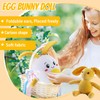 CIYIN Cuddly Toy Rabbit, Easter Bunny Rabbit Doll with Removable