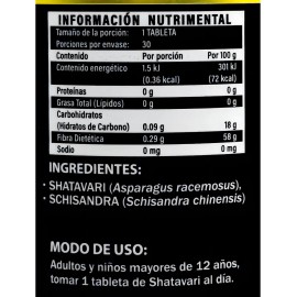 Shatavari Schisandra Tabletas Vitesa