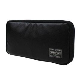 Porter TACTICAL 654-07080 Long Wallet with Round Zipper, Black