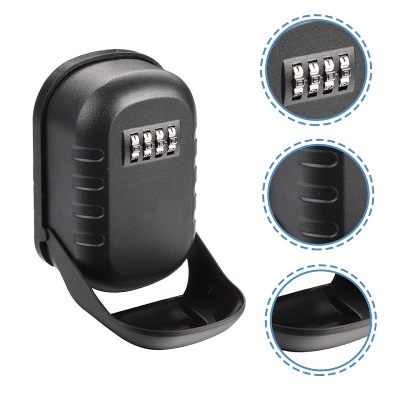 Operitacx Box Car Key Case Square Locker Holder Key Compartment