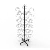 FixtureDisplays 6-Tier Hat Rotating Hat Display Standing Headwear Wig Cap