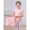 MdnMd Dance Ballet Leotards for Girls Toddler with Skirt Combo