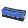 Arpan X-Large Size Double Zip Fabric Pencil Case - Ideal