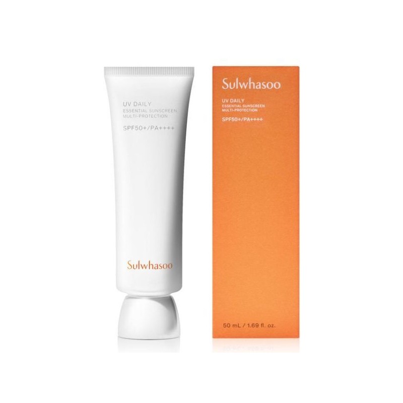 (eTV) Sulwhasoo Sanbaek Sun Cream 50ml Daily Essential Sunscreen Single