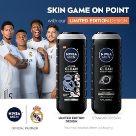 NIVEA Men Active Clean Body Wash, 16.9 Ounce